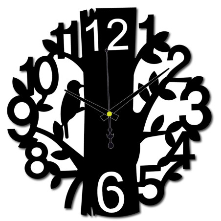 Modern fa óra a nappaliba