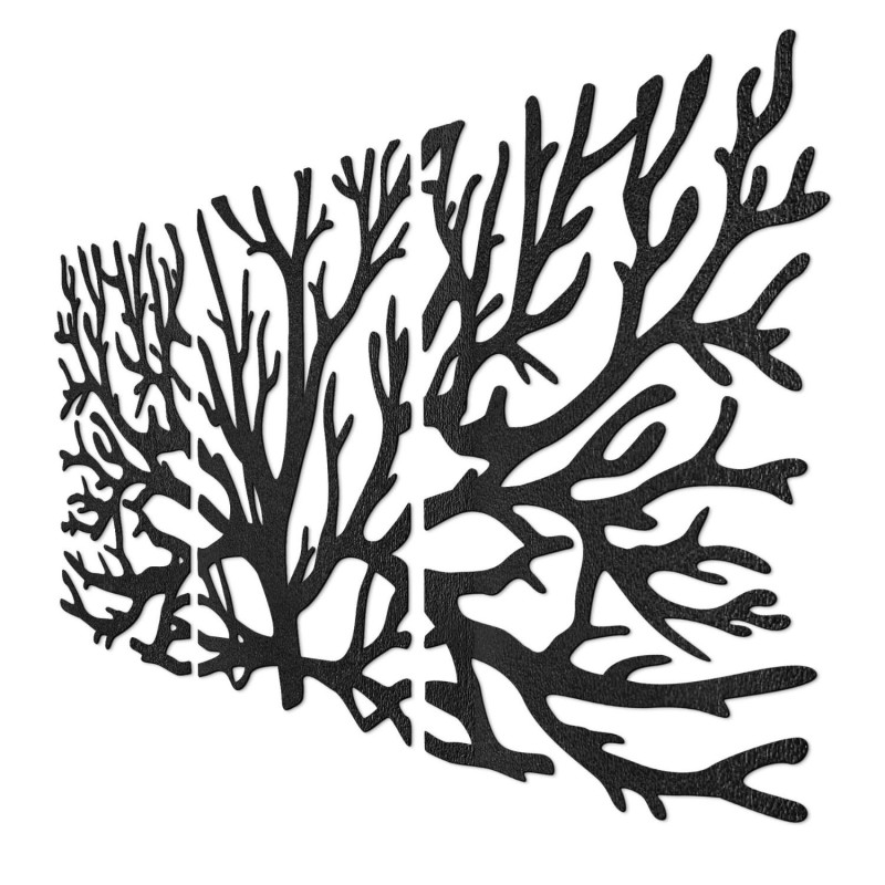 Az Életfa dizájner fafestménye, mint a nappali domináns eleme