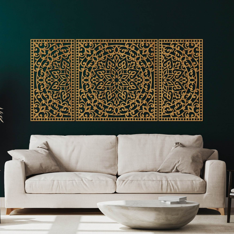 Fa faldekoráció Silhouette - modern és elegáns dizájn