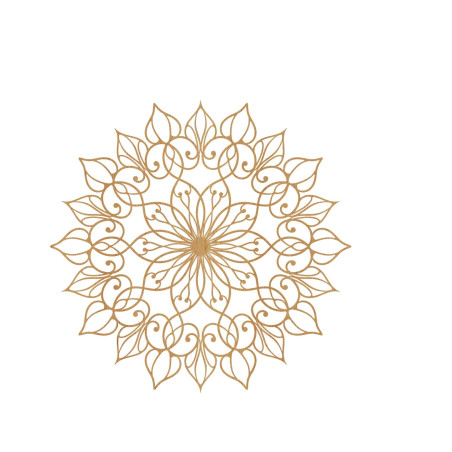 Fából készült mandala festmény egy békés és harmonikus otthonért