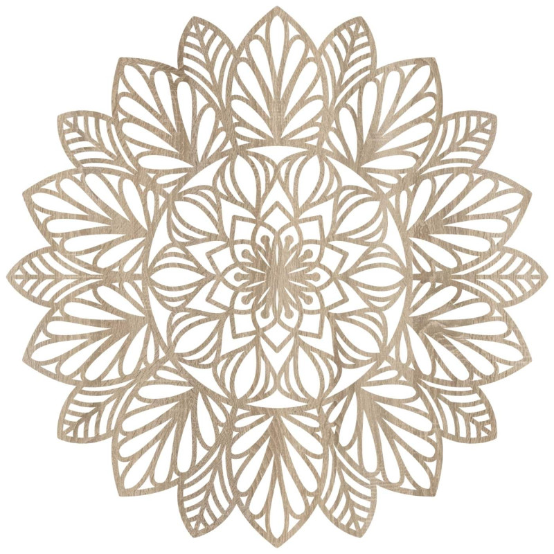 Virágmintás faldekoráció, amely lágyítja a teret és kellemes hangulatot teremt.