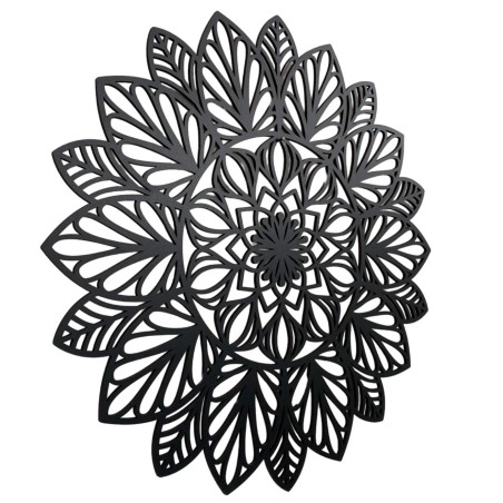 Fából készült mandala a falra - természetes dekoráció a belső térhez