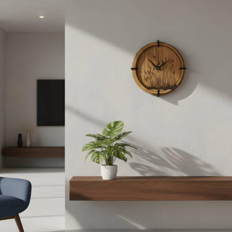 Természetes fából készült órák, amelyek békét hoznak otthonába