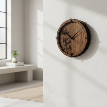 Minimalista dizájn és a sötét fa szépsége otthonodban.