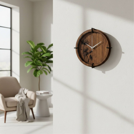 Minimalista dizájn és a sötét fa szépsége otthonodban.