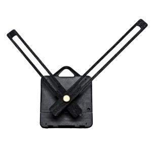 Fekete fa óramutatók csendes kvarc szerkezettel modern enteriőrökbe.