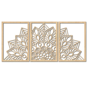 Dizájner mandala és életfa óra. Adjon egyedi karaktert otthonának. 2