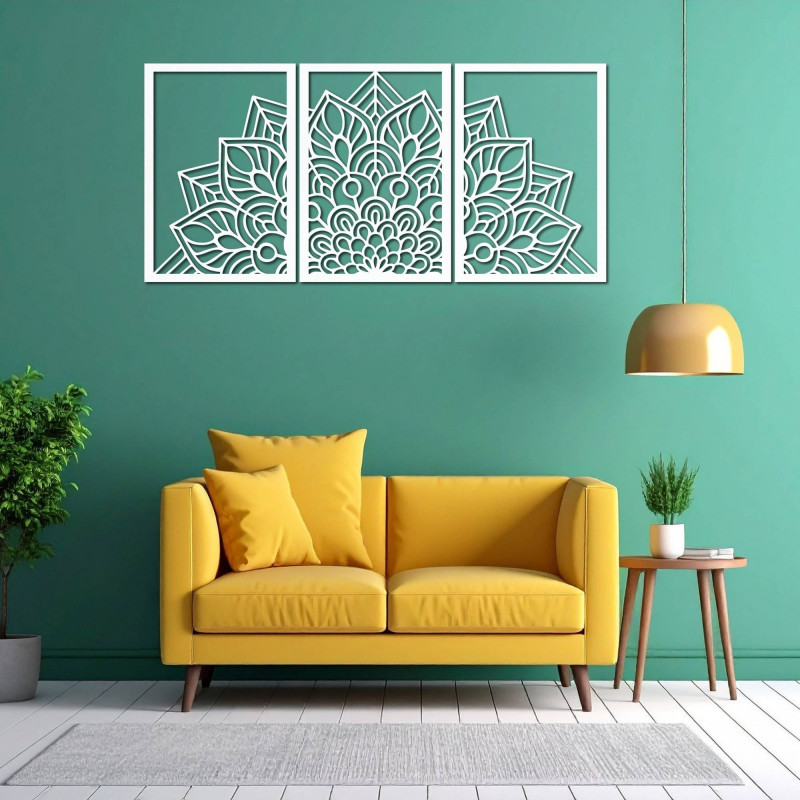 Dizájner mandala és életfa óra. Adjon egyedi karaktert otthonának.