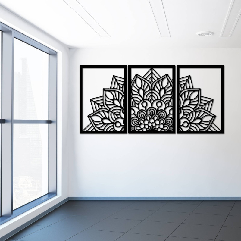 Dizájner mandala és életfa óra. Adjon egyedi karaktert otthonának.