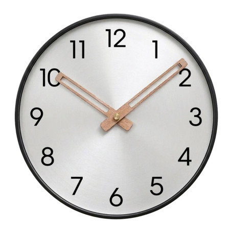 copy of Bükk furnérból készült fekete fa óramutatók