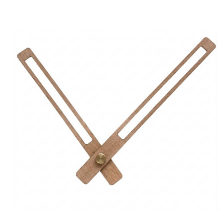 copy of Bükk furnérból készült fekete fa óramutatók