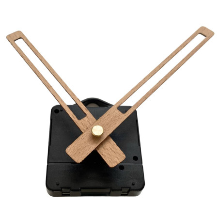 copy of Bükk furnérból készült fekete fa óramutatók