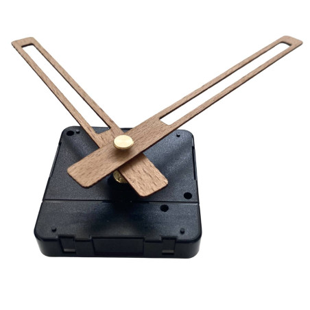 copy of Bükk furnérból készült fekete fa óramutatók