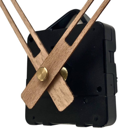 copy of Bükk furnérból készült fekete fa óramutatók