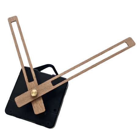 copy of Bükk furnérból készült fekete fa óramutatók