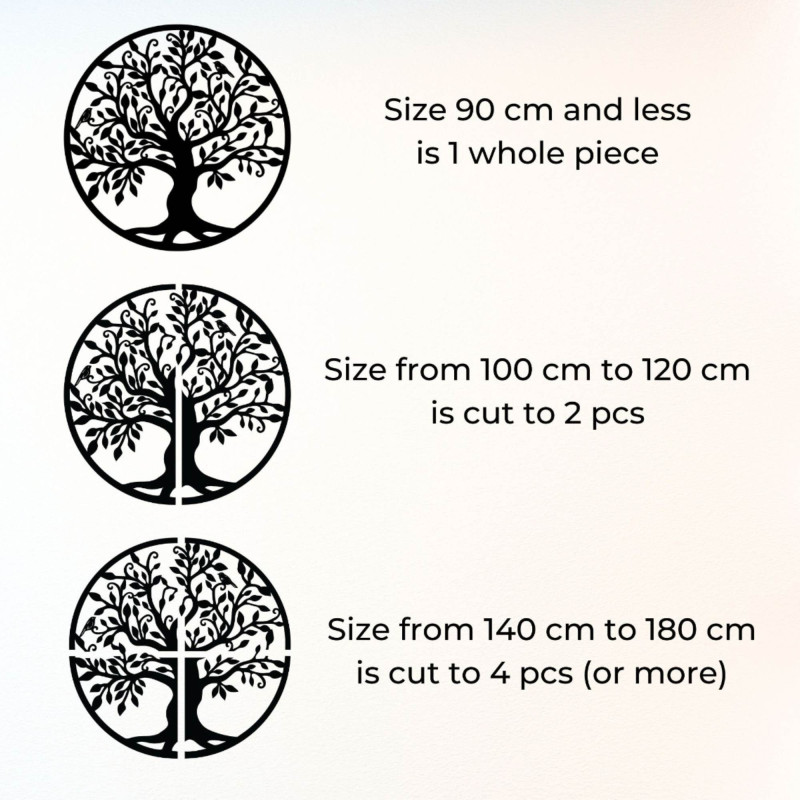 Fából készült falfestmény - Az életfa a...