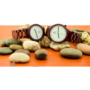 Wristwatch made of wood ABC - ALK VISION