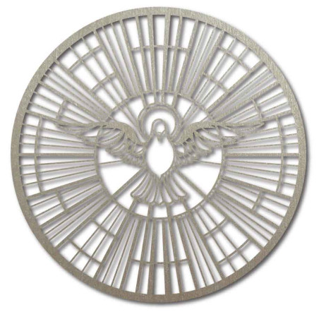 Fából készült galambkép - a Szentlélek szimbóluma