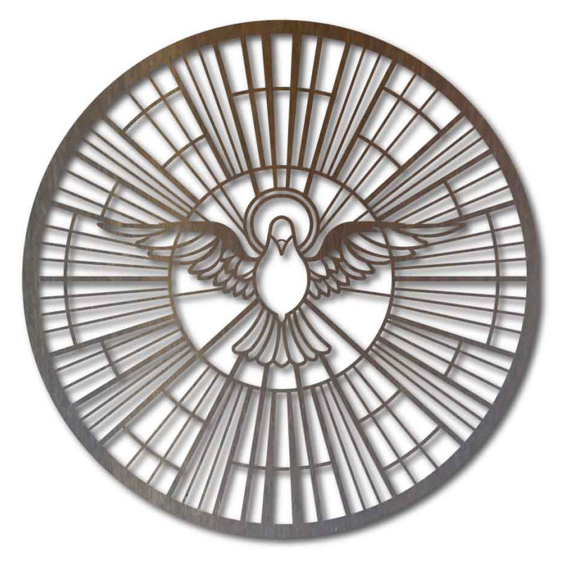 Mennyei ragyogás – Spirituális festmény egy székesegyházi üvegablak stílusában