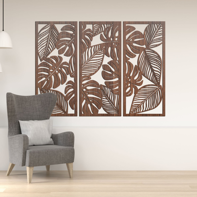 Háromrészes falfestmény szörnyetegről - LAJFEN