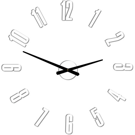 Modern öntapadós falióra a nappaliba