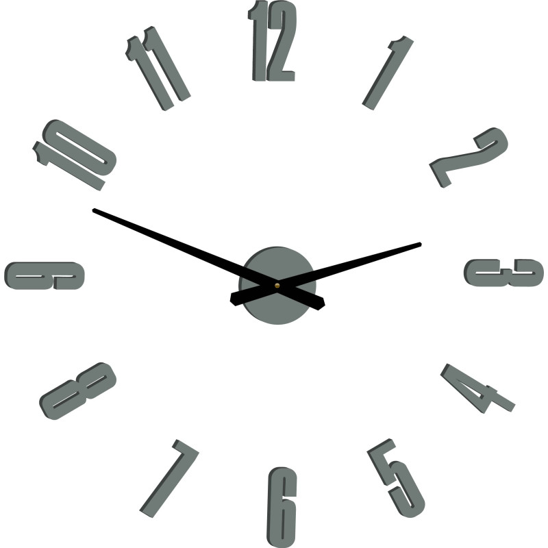 Modern öntapadós falióra a nappaliba