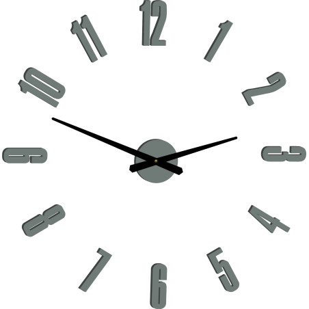 Modern öntapadós falióra a nappaliba