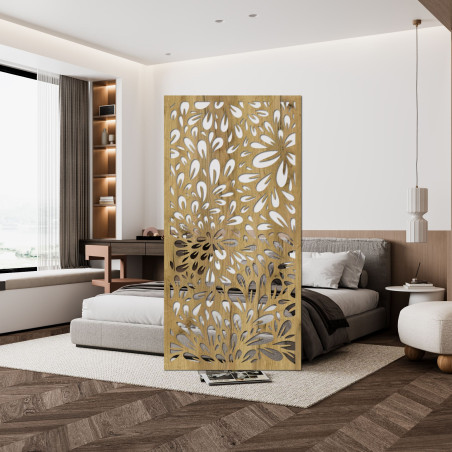 Stílusos fa faldekoráció modern belső térbe