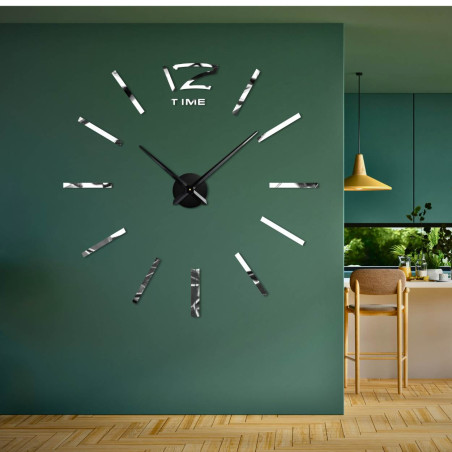 Öntapadós tükrös falióra - PROFIE