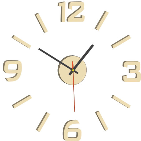 Akril 3D falióra – 3D hatású, fúrás nélkül