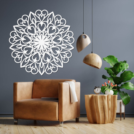 Mandala fa faldekoráció