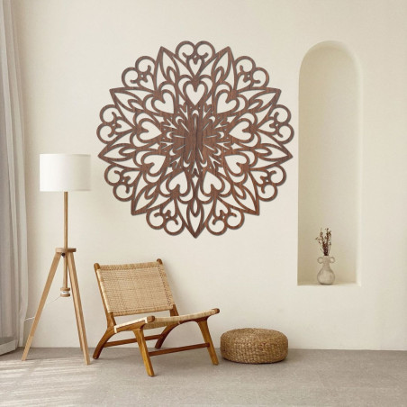 Mandala fa faldekoráció