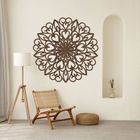 Mandala fa faldekoráció