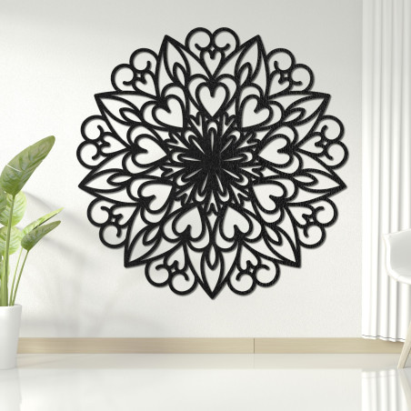 Mandala fa faldekoráció