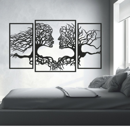 Fából készült falfestmény Nő és férfi | SZÍV