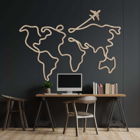 A felső sarokban látható repülőgép a mozgás, a szabadság és a felfedezés szimbóluma. Találó választás azoknak a lelkeknek, akik 