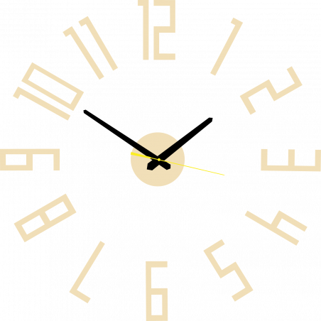 Modern műanyag falióra. Saját gyártású, X-momo