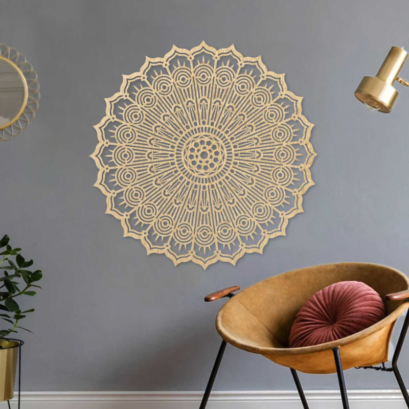 Gyógyító mandala a falon - Elegáns dekoráció az...