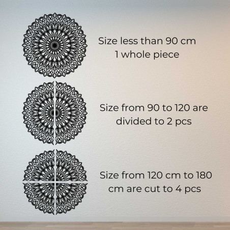 Fából készült mandala a falon - a tökéletes kép a térbeli harmóniához - HELGA
