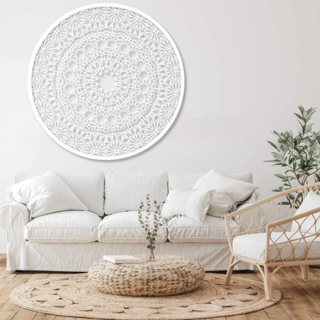 Elegáns fa mandala, mint stílusos faldekoráció