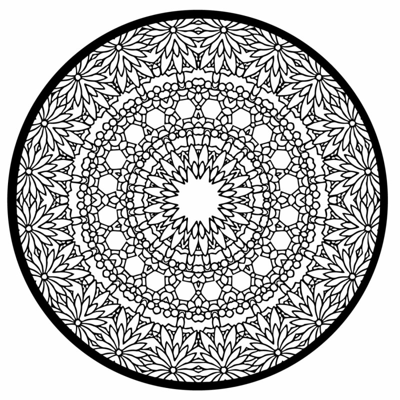 Elegáns fa mandala, mint stílusos faldekoráció