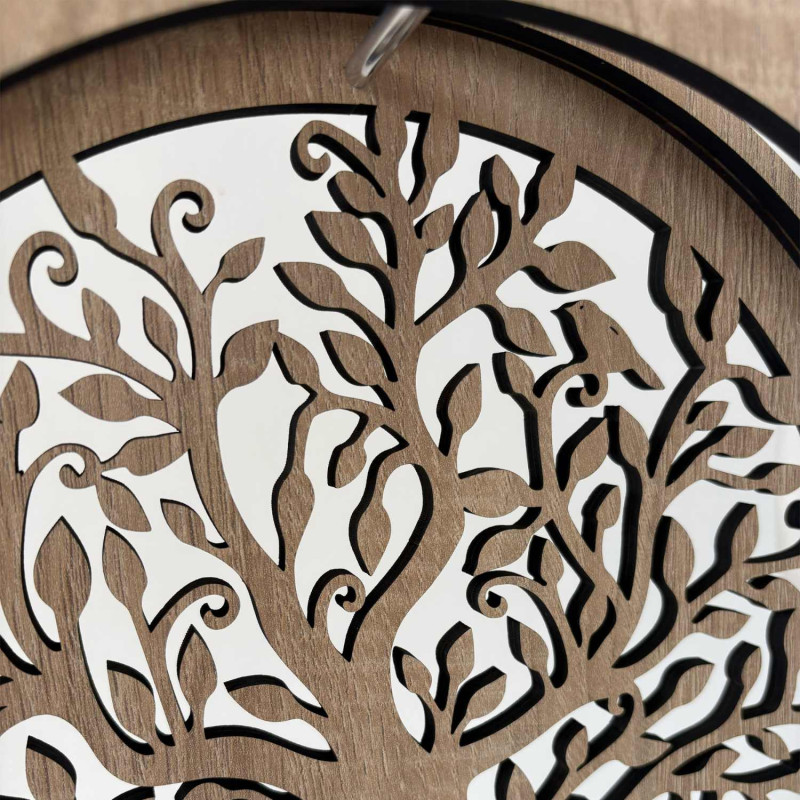 Elegáns Tree of Life asztali lámpa lágy LED világítással