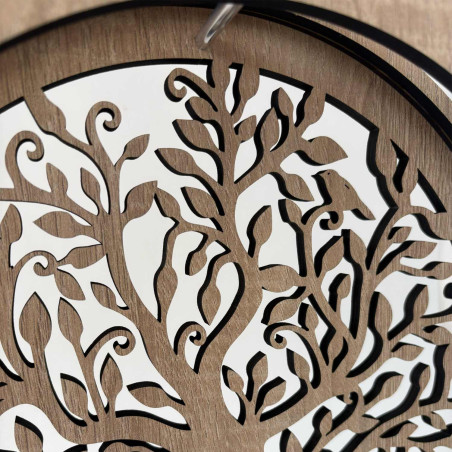 Elegáns Tree of Life asztali lámpa lágy LED világítással