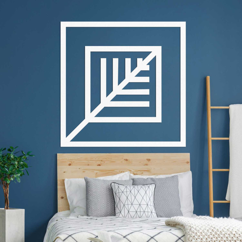 Geometrikus fa kép minimalista dizájnnal a falra