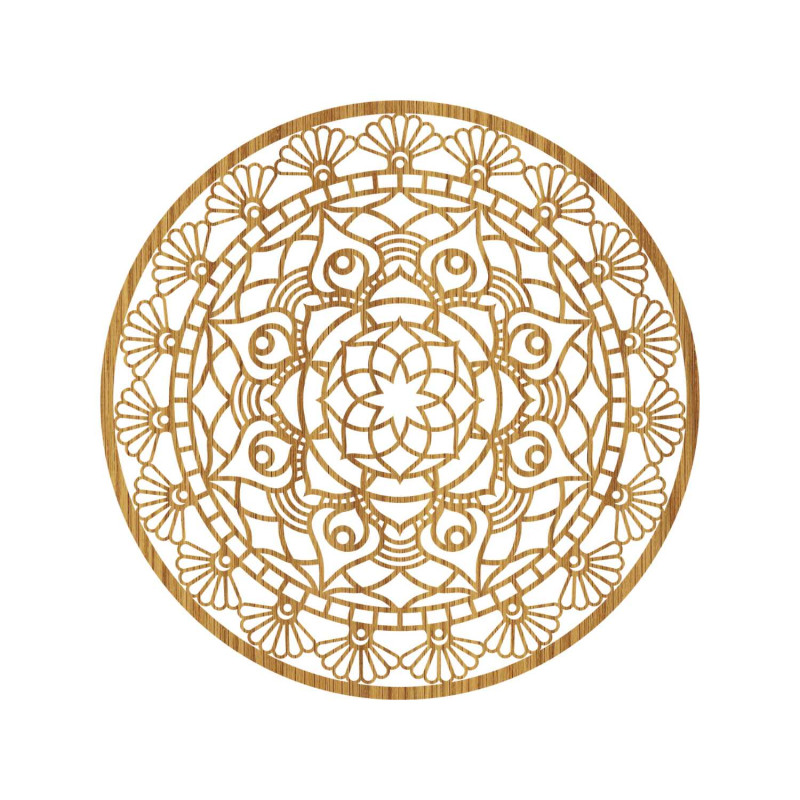 Faragott modern mandala, az élet virága | ZIBEZI