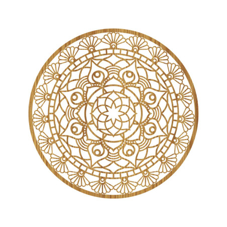Faragott modern mandala, az élet virága | ZIBEZI