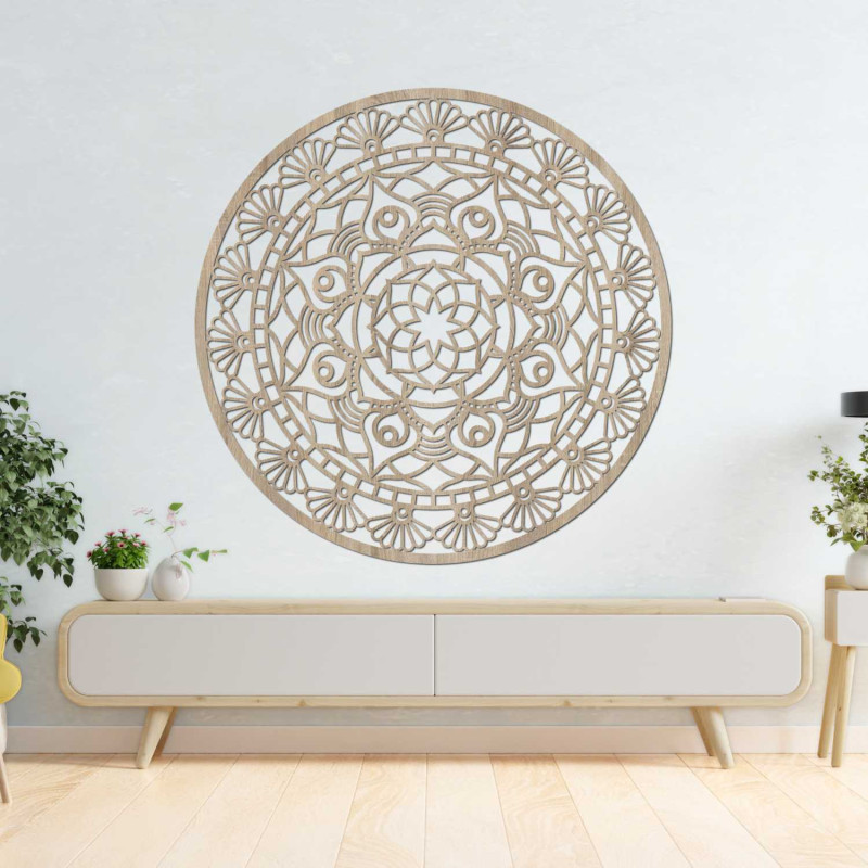 Faragott modern mandala, az élet virága | ZIBEZI