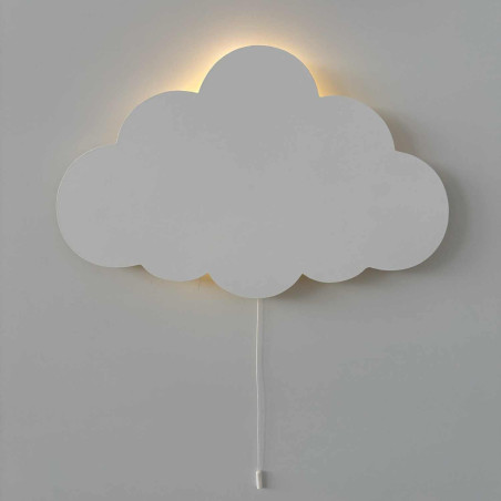 LED Cloud fali lámpa meleg fehér fénnyel gyerekszobába