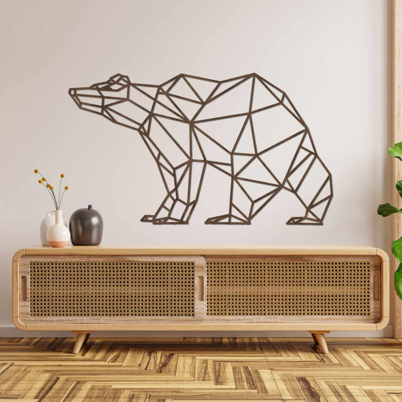 Designer fa maci faldekoráció modern és skandináv enteriőrökbe.