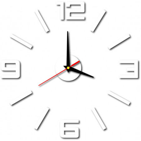 Modern műanyag falióra. Saját gyártású, X-momo